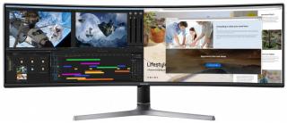 Samsung C49RG94SSU Super Ultra Wide Gaming Monitor (LC49RG94SSUXZG) / 49  (124,5 cm) / 5120 x 1440 px (UWDQHD) / 4 ms doba odozvy / čierna / ZÁNOVNÉ