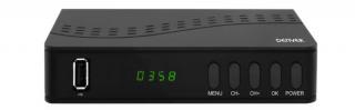 Set-top box Denver DTB-140 / DVB-T2 / 230 V / LED displej / čierny