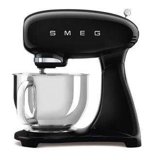 Smeg kuchynský robot v štýle 50. rokov SMF03BLEU / 800 W / 4,8 l / čierna / POŠKODENÝ OBAL