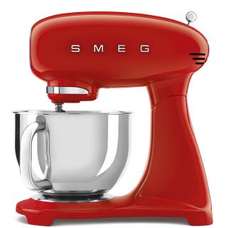 Smeg kuchynský robot v štýle 50. rokov SMF03RDEU / 800 W / 4,8 l / červená / ROZBALENÉ