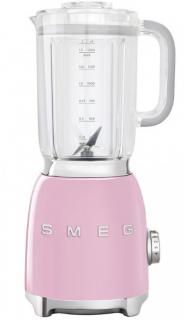 Stolný mixér Smeg v štýle 50. rokov BLF01PKEU / 800 W / 1,5 l / pastelová ružová