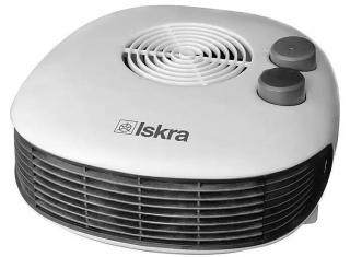 Tepelný ventilátor Iskra FH08 / 2000 W / do 20 m² / plast / kov / biela/čierna