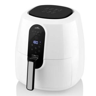 Teplovzdušná fritéza ETA Vital Fry 4172 90000 / 1800 W / 5,7 l / časovač / 80 - 200 °C / čierna/biela / ZÁNOVNÉ