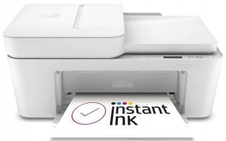 Tlačiareň HP DeskJet Plus 4120 / biela / POŠKODENÝ OBAL