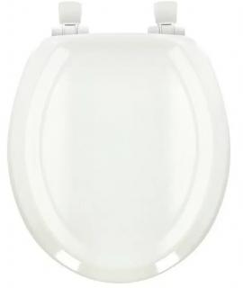 WC sedadlo Seattle / automatické spúšťanie / drevo / plast / biela / POŠKODENÝ OBAL