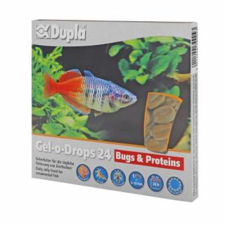 Dupla Gel-o-Drops 24-Bugs  Proteins 12x2g (Dupla Gel-o-Drops 24-Bugs  Proteins gélové krmivo pre okrasné ryby /chrobáky a bielkoviny 12x2g)