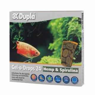 Dupla Gel-o-Drops 24-Hemp  Spirulina 12x2g (Dupla Gel-o-Drops 24-Hemp  Spirulina gélové krmivo pre okrasné ryby /konope a spirulina 12x2g)