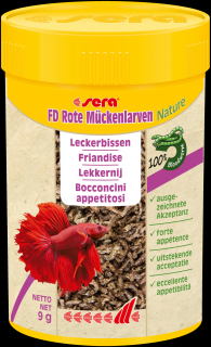 Sera FD Bloodworms Nature 100ml (Sera FD Červené larvy komára  100ml)