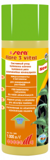 Sera flore 3 vital 250ml (Sera flore 3 vital 250ml na 1.000 litrov vody)