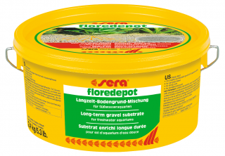 Sera floredepot 2.200 ml (2,4 kg) vedierko (Sera floredepot 2.4kg pre 60L akvárium)