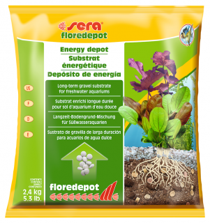 Sera floredepot 2.200 ml (2,4 kg) vrecko (Sera floredepot 2.4kg pre 60L akvárium)