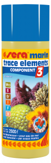 Sera marin COMPONENT 3 trace elements Anionics 250ml (Sera marin COMPONENT 3 stopové prvky aniony na 2.500 litrov vody)