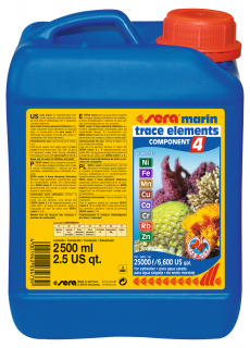 Sera marin COMPONENT 4 trace elements Kationics 2500ml (Sera marin COMPONENT 4 stopové prvky kationy na 2.5000 litrov vody)