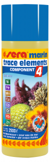 Sera marin COMPONENT 4 trace elements Kationics 250ml (Sera marin COMPONENT 4 stopové prvky kationy na 2.500 litrov vody)