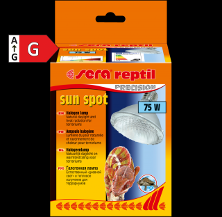 Sera reptil sun spot 75W (Sera žiarivka pre denné svetlo a ohrev 75W)