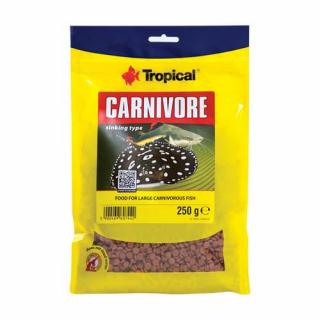 Tropical Carnivore 250g (Tropical Carnivore 250g krmivo pre veľké dravé ryby)