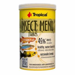 Tropical Insect Menu Flakes 1000ml (Tropical Insect Menu Flakes 1000ml/200g krmivo pre ryby s vysokým obsahom hmyzu)