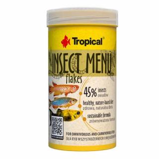 Tropical Insect Menu Flakes 100ml (Tropical Insect Menu Flakes 100ml/20g krmivo pre ryby s vysokým obsahom hmyzu)