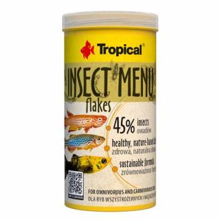 Tropical Insect Menu Flakes 250ml (Tropical Insect Menu Flakes 250ml/50g krmivo pre ryby s vysokým obsahom hmyzu)