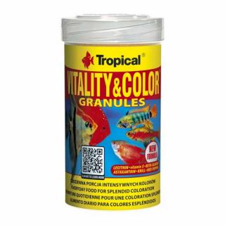 Tropical VitalityColor Granules 1000ml (Tropical VitalityColor Granules 1L/550g granulované krmivo s vyfarbujúcim a vitalizujúcim účinkom)