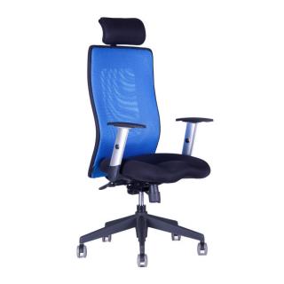 OFFICE PRO Calypso Grand - ergonomická stolička s opierkou hlavy, prevedenie červená