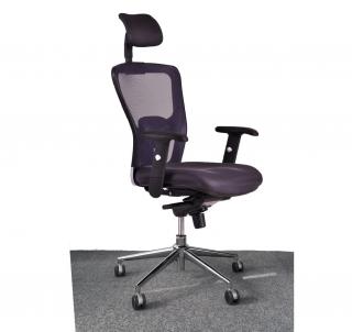 OFFICE PRO DIKE SP CHR - ergonomická kancelárska stolička s opierkou hlavy, prevedenie čierna