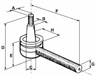 ČAP GUĽOVÝ A12x1,25 B14,2 C16,3 D37,45 E27 F100 G11/16x18SX H36,5mm (ORG81802867,957E3290B)