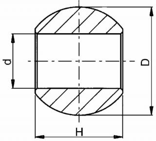 GUĽA CAT4a D85 d51 H57,5mm