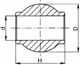 GUĽA TOP LINK CAT,4°/3° D78 d 32,1 A12 H64mm