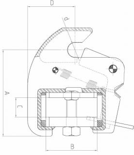 HÁK KOMPLET A137 B81 C31 D75 d22mm FENDT AGRIB22