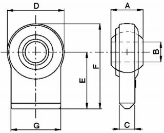 KONCOVKA NAVÁRACIA CAT 1a A35 B25,4 C18 D83 E55 F97 G70mm