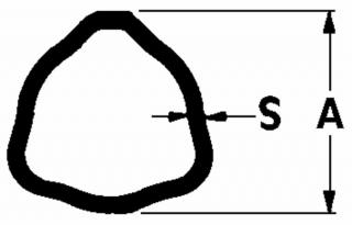 RÚRA KARDANU A54 S4 CAT6/7 L1000 BY-PY (ORG 6.03, 12512 3000 MINIMUM 1m)