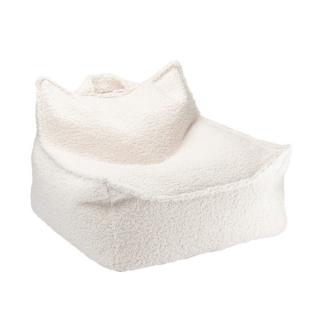 Detské kreslo sedací vak Wigiwama® - Cream White Beanbag Chair - Vestys |  WGM-001-4