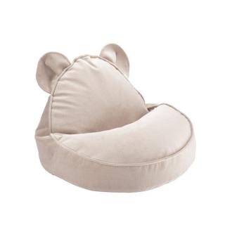 Detské kreslo sedací vak Wigiwama® - Dusty Beige Bear Beanbag - Vestys |  WGM-002-3