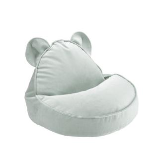 Detské kreslo sedací vak Wigiwama® - Misty Green Bear Beanbag - Vestys |  WGM-002-5