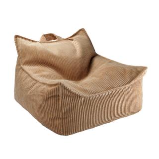 Detské kreslo sedací vak Wigiwama® - Toffee Beanbag Chair - Vestys |  WGM-001-9