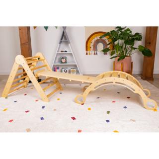 Lezecký set pikler  S  s montessori hojdačkou - Vestys |  PTS-002