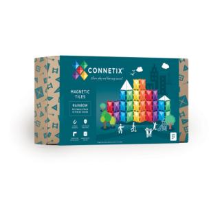 Magnetická stavebnica CONNETIX® Rainbow Rectangle Pack 18 ks - Vestys |  CTX-008