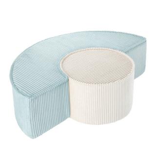 Wigiwama® Peppermint Green Pouffe Set - Vestys |  WGM-013-5