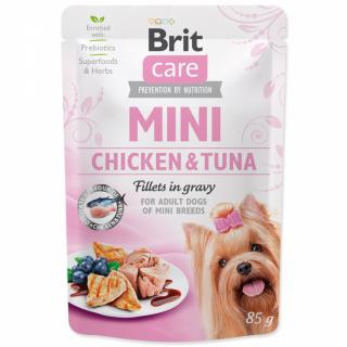 Brit Care Mini Chicken &amp; Tuna fillets in gravy 85g