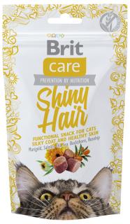 Brit Care snack pre mačky Shiny Hair 50g