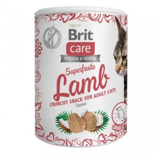 Brit Care snack pre mačky Superfruits jahňa 100g