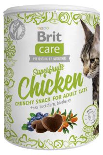 Brit Care snack pre mačky Superfruits kuracie 100g