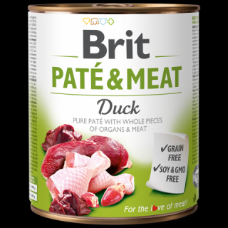 Brit Pate &amp; Meat Duck 800g