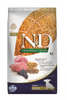 Farmina N&amp;D Dog AG Puppy Mini, Lamb, spelt, oats &amp; blueberry 2,5kg