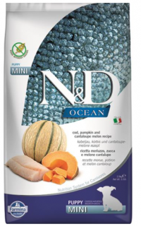 Farmina N&amp;D Dog OCEAN PUMPKIN (GF) Puppy Mini, Cod &amp; cantaloupe melon 2,5kg