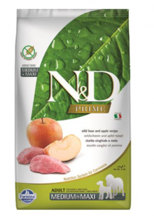 Farmina N&amp;D Dog PRIME (GF) Adult Medium &amp; Maxi, Boar &amp; apple 2,5kg