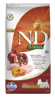 Farmina N&amp;D Dog PUMPKIN (GF) Adult Mini, Chicken &amp; pomegranate 7kg