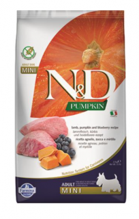 Farmina N&amp;D Dog PUMPKIN (GF) Adult Mini, Lamb &amp; blueberry 2,5kg