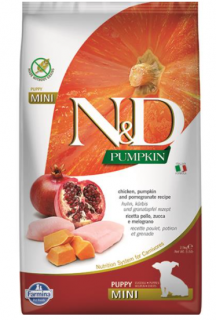 Farmina N&amp;D Dog PUMPKIN (GF) Puppy Mini, Chicken &amp; pomegranate 2,5kg